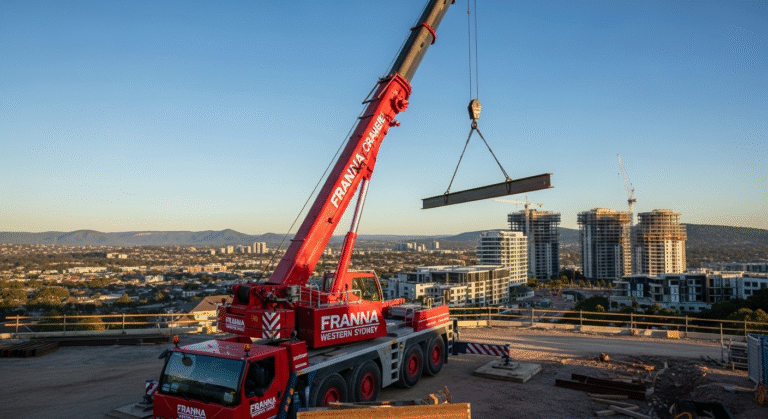 Reliable Franna Crane Hire in Western Sydney for All Lift Requirements